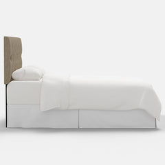 Park Tufted Textured Linen Headboard - Linen, Cal King