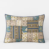 Dorothea Patchwork Quilted Sham - Blue Multi, Standard