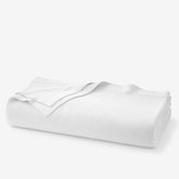 Classic All Season Breathable Cotton Knit Blanket - White, Twin/Twin XL