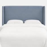 Gramercy Velvet Headboard - Ocean, F