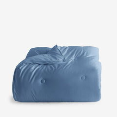Classic Smooth Rayon Made From Bamboo Sateen Comforter - Blue Horizon, King/Cal King