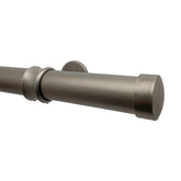 Endcap Finial and 1.5" diameter Rod Set - Pewter, 48"