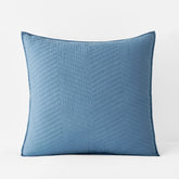 Voile Sham - Smoke Blue, Euro