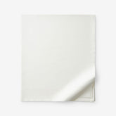 Premium Cool Supima® Cotton Percale Flat Bed Sheet - Cream, King/Cal King