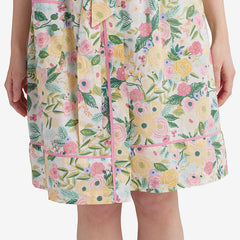 Printed Voile Women's Kimono Robe - Garden Party, M/L