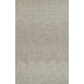 Herringbone Hand Tufted Wool Rug - Gray, 3' 6" x 5' 6"