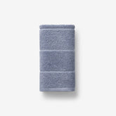 Textured Stripe Hand Towel - Blue Mist