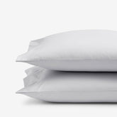Classic Smooth Wrinkle-Free Sateen Pillowcase Set - Gray Mist, King