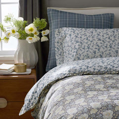 Yarn-Dyed Plaid Reversible Sham - Mineral, Euro