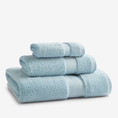 Sterling Supima® Cotton Hand Towel - Aqua Haze