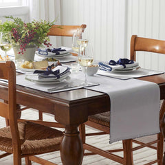 Pom Fringe Placemats, Set of 4 - Blue
