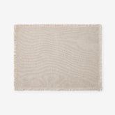 Solid Fringe Placemats, Set of 4 - Putty