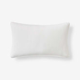 Velvet Decorative Lumbar Pillow Cover - Cream, 12 in. x 21 in.