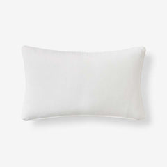 Velvet Decorative Lumbar Pillow Cover - Cream, 12 in. x 21 in.
