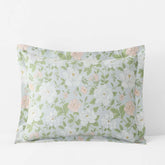 Misty Meadow Cluster Reversible Classic Smooth Sateen Sham - Green Tea, King