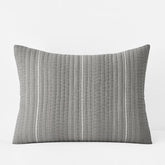 Stripe Quilted Sham - Mirror Stripe, King