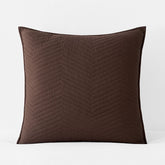 Voile Sham - Dark Brown, Euro