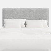 Tribeca Textured Linen Headboard - Pumice, Twin