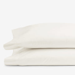 Classic Smooth Rayon Made From Bamboo Sateen Pillowcase Set - Ivory, King