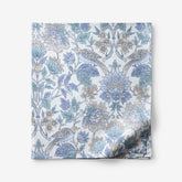 Garden Song Premium Smooth Sateen Flat Bed Sheet - Mint Green, Queen