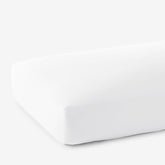 Classic Smooth Rayon Made From Bamboo Sateen Fitted Bed Sheet - White, Full