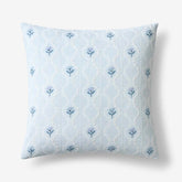 Tira Mini Floral Decorative Square Pillow Cover - Mini Floral Blue, 20 in. x 20 in.