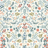 Wildwood Traditional Wallpaper - Rose Multi, Roll