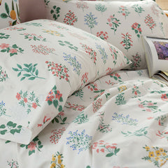 Hawthorne Classic Cool Percale Fitted Bed Sheet - Ivory Multi, Twin