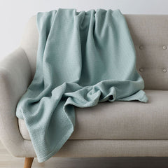Organic Cotton Throw - White