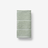 Textured Stripe Hand Towel - Green Mist