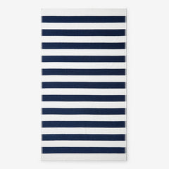 Classic Cabana Stripe Beach Towel - Navy
