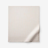 Classic Stripes and Plaids Cool Yarn-Dyed Cotton Percale Flat Bed Sheet - Stripe Tan, Full