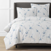 Brinda Floral Duvet Cover - White, Twin/Twin XL