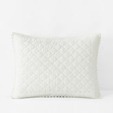 Vintage Eyelet Quilted Sham - White, Standard