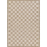Checkered Outdoor Rug - Gray, 2' x 3'