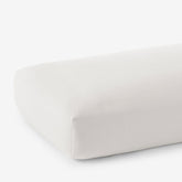 Classic Ultra-Cozy Cotton Velvet Flannel Fitted Bed Sheet - Ivory, Queen
