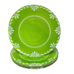 Paloma Dinner Plates, Set of 4 - Green