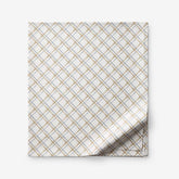 Leander Premium Smooth Wrinkle-Free Sateen Flat Bed Sheet - Gray Multi, Full