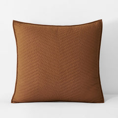 Voile Sham - Rust, Euro
