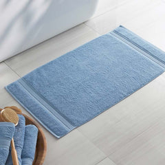 Turkish Cotton Bath Mat - Blue Water, 20 in. x 36 in.