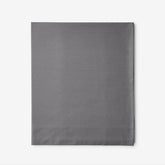 Classic Cool Cotton Percale Flat Bed Sheet - Graphite, Oversized Queen