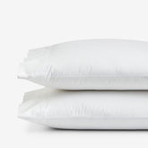 Classic Smooth Sateen Solid Pillowcase Set - White, King