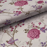 Traditional Bird Removable Wallpaper - Purple, Panel