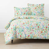 Garden Symphony Classic Cool Cotton Percale Comforter - Multi, Full/Queen