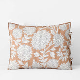 Feliciana Chrysanthemum Reversible Quilted Sham - Clay, Standard