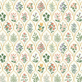 Hawthorne Traditional Wallpaper - Cream, Swatch