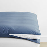 Classic Cool Cotton Percale Mattress Topper Cover - Slate Blue, Twin XL