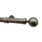 Sphere Finial and 1.5" diameter Rod Set - Pewter, 96"
