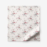 Rupa Premium Smooth Sateen Flat Bed Sheet - Cream Multi, Queen