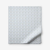 Tira Floral Classic Cool Cotton Percale Flat Bed Sheet - Flower Green, Twin/Twin XL
